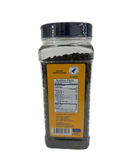 Marwo Spices Whole Black Pepper, 9oz